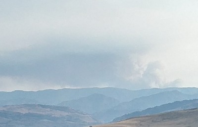 Looking South over ridge that is south of Libby creek